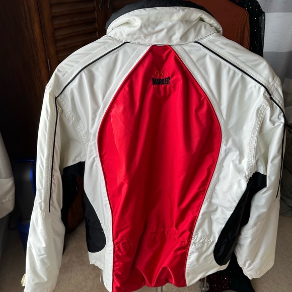 Walker Red/Black/White Ski Jacket, Girls Size 12 - Picture 4 of 5